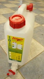 10 Litre plastic water container with tap