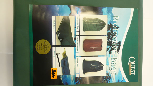 Protective bag in green