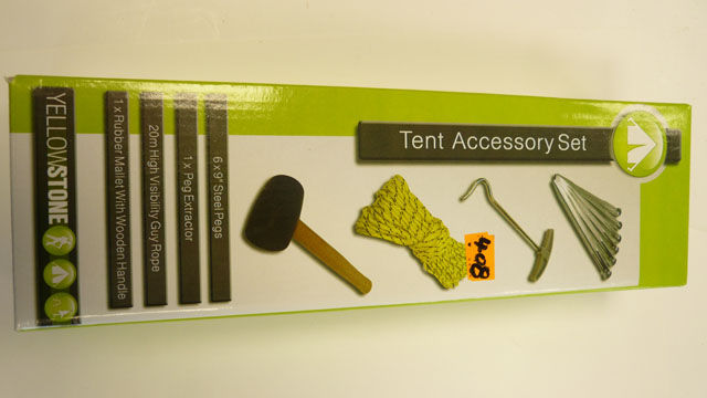 Tent accessory set
