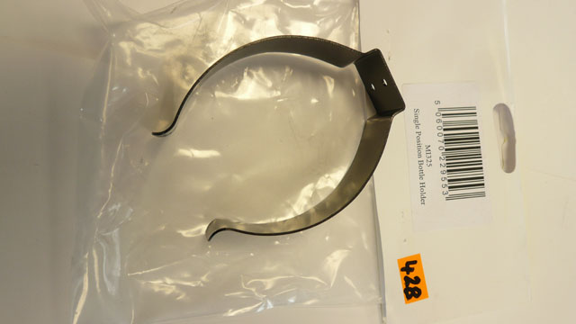 Single position bottle holder
