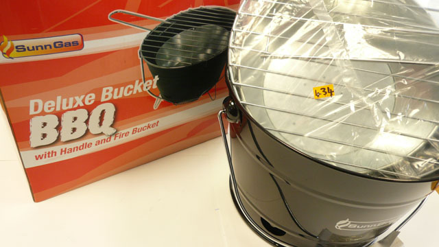 Delux BBQ Bucket with handle and fire bucket
