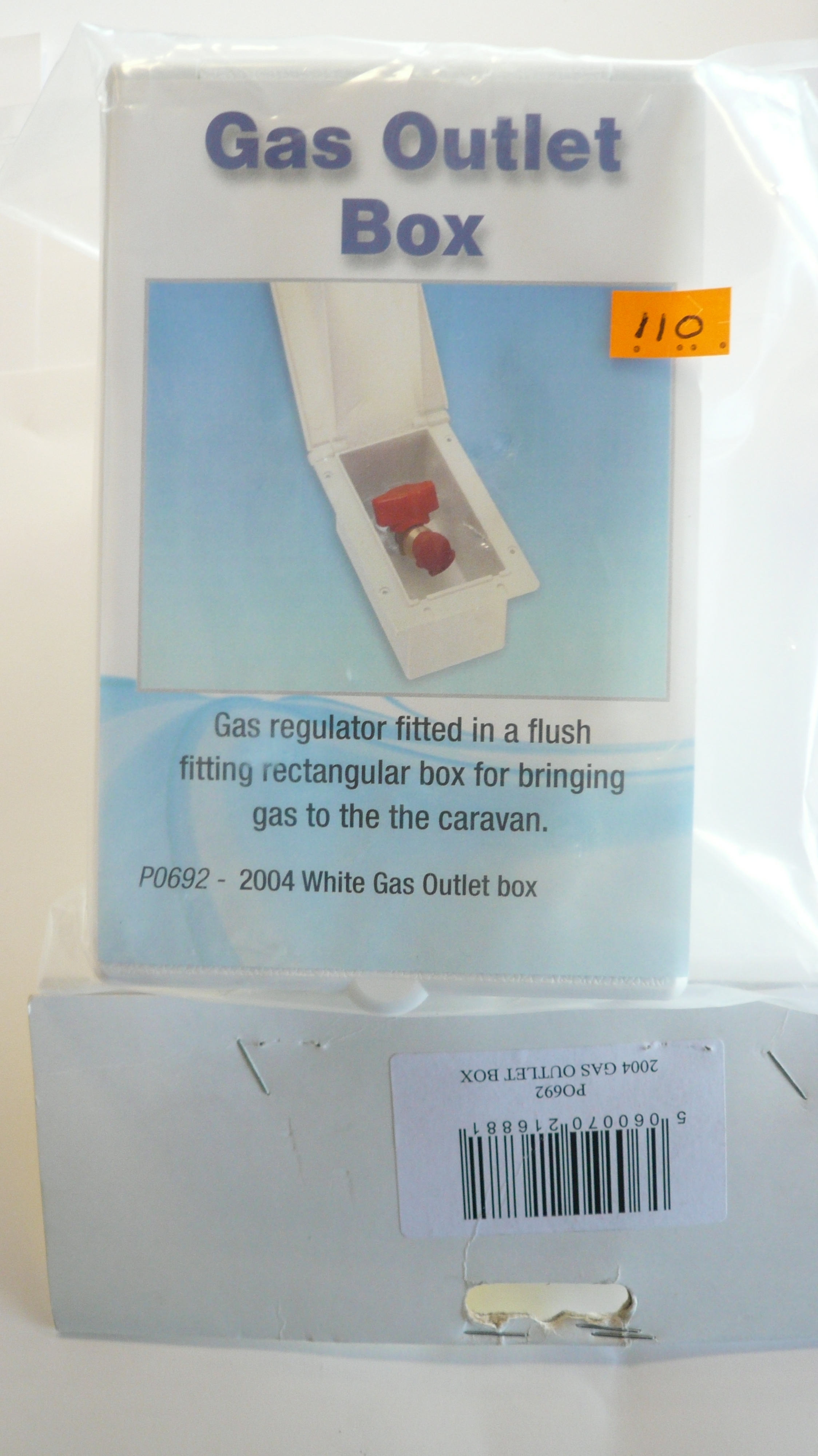 Truma 2004 Gas outlet box