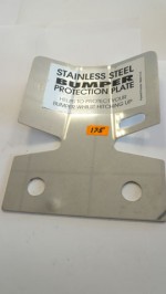 Stainless steel bumper protector