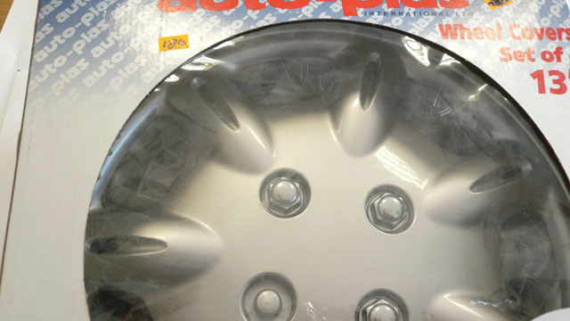 Tyreline Argon  Silver 13 inch Metal wheel covers