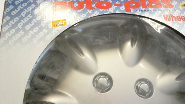 Tyreline Argon  Silver 14 inch Metal wheel covers