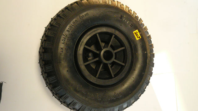 Pneumatic spare tyre 260mmx85mm rubber wheel