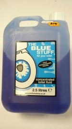 Blue stuff concentrated toilet fluid ( 2.5 L)