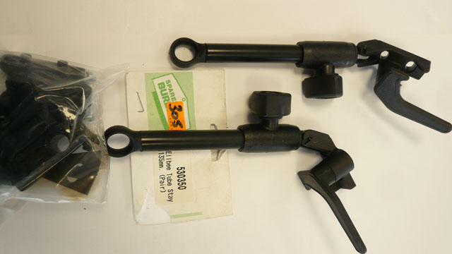 Tube stay 135mm in pack with fittings