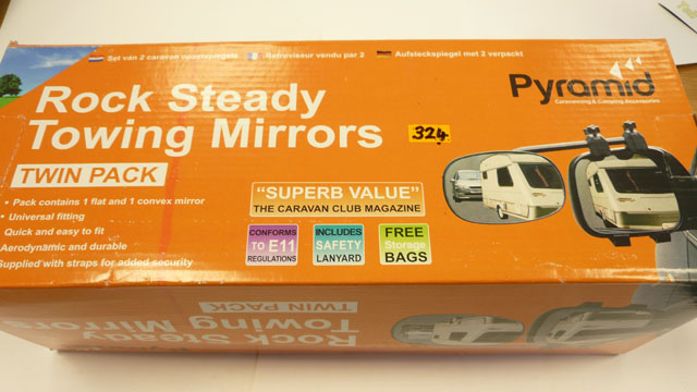 Rock steady towing mirror  (Twin pack)