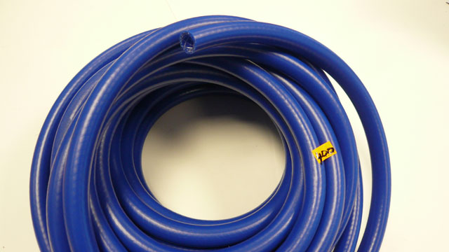 Reinforced Blue pvc hose